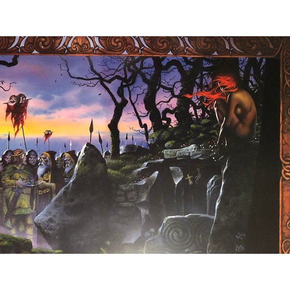 The Celtic Moot Fantasy Art Print 16.5" x 10" - Picture 2 of 3